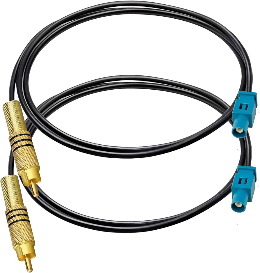 Amazon.com: TUOLNK Fakra Z Male to RCA Male Pigtail Cable RG174